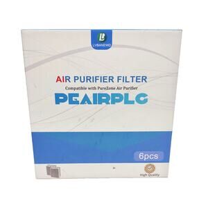 2 Pack LVBANEWD PureZone 3-in-1 True HEPA Replacement Filters for PureZone Air